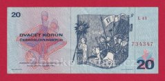 Československo - 20 korún - 1970 L 43