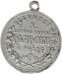 Slavnost X. letého trvání Hlaholu v Praze 16.5.1871