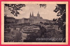 Praha - panorama s katedrálou