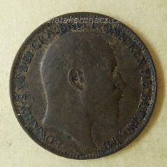 Anglie - 1 farthing 1905