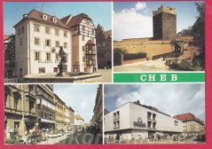 Cheb - Špalíček, Hrad, Pěší zóna, OD Prior