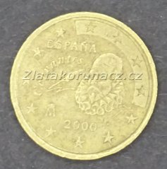 Španělsko - 50 cent 2000