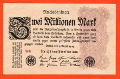 Německo - 2.000.000 mark 9.8.1923 - série WK