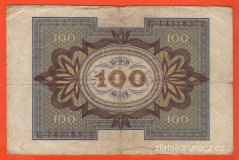 Německo - 100 Mark 1.11.1920 - série U-Q