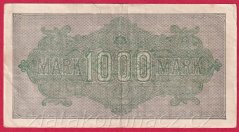 Německo - 1000 mark 15.9.1922 - série Mb-NF