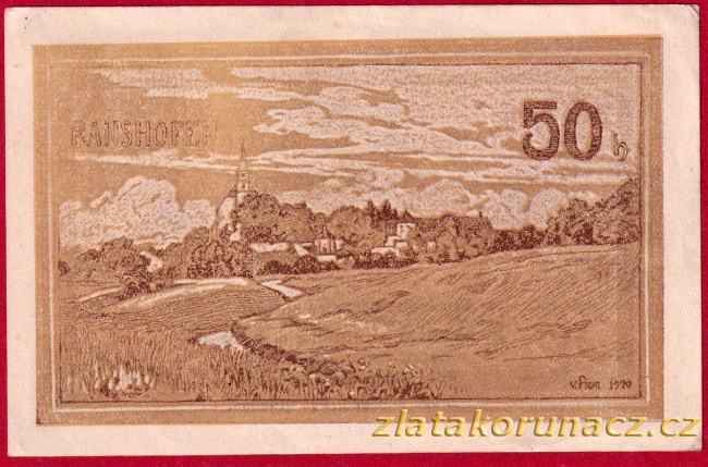 Ranshofen - 50 haléřů - 1920