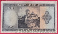 1000 Kčs b.l. 1945 BC