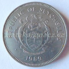 Seychelles -  25 cents 1989