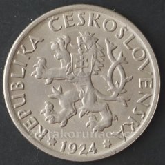 1 koruna 1924