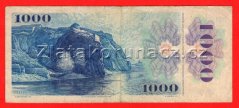 Česká republika - 1000 korun - 1985 kolek C 33