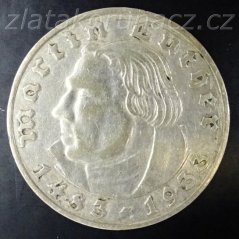 2 marka-1933 D - Luther