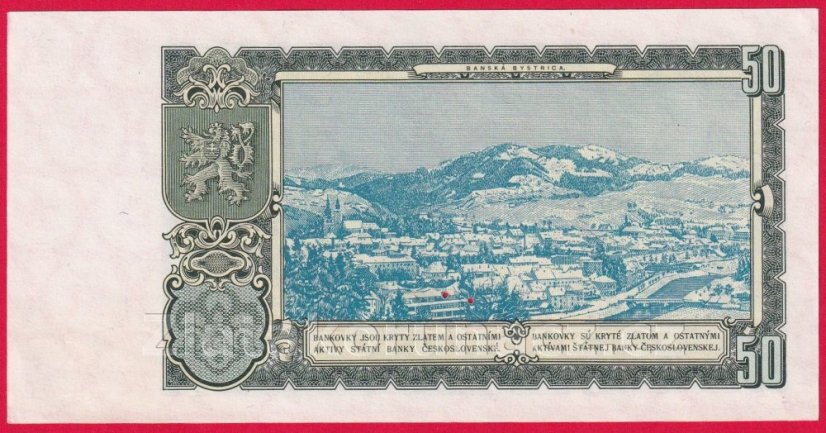 50 Kčs 1953 KR - český číslovač