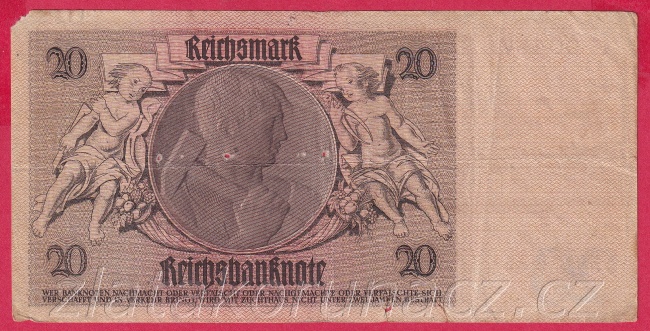 Německo - 20 Reichsmark 22.1.1929 - série C- 8 m.č.