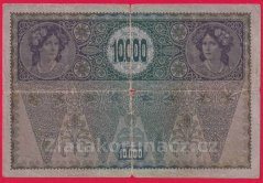 Rakousko-Uhersko - 10 000 Kronen 1919 II. vydání 1301