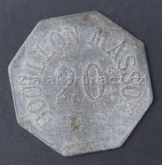 Francie - 20 centimes Bouillon Masson