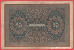 Německo - 50 mark 24.6.1919 - série Pb-pořadí 2