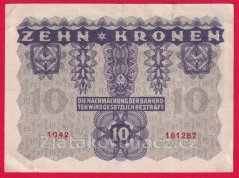 Rakousko - 10 Kronen 1922
