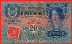 20 K 2.1.1913 kolkovaná I. vydání -č.1571