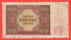 Polsko - 10 Zlotych 1946