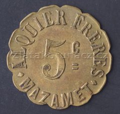 Francie - 5 centimes 1917 Mazamet