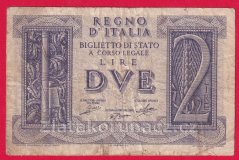 Itálie - 2 lire 1939