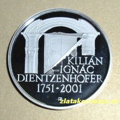 2001 - 200Kč -K. I. Dientzenhofer Proof