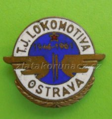 TJ Lokomotiva Ostrava - bílo-modrý