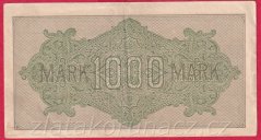 Německo - 1000 mark 15.9.1922 - série Yy-PL