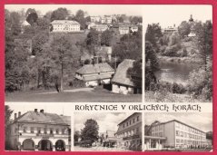 Rokytnice v Orlických horách-koupaliště,náměstí,ZDŠ
