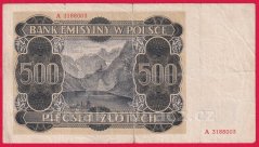 Polsko - 500 Zlotych 1940