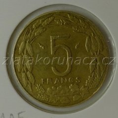 Afrika - Centrální - 5 franc 1984