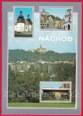 Náchod - panorama, kostel, kavárna