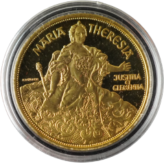 Zlatá mince Rakousko - 1000 Shilling 1993 Marie Terezie