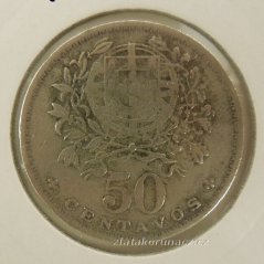 Portugalsko - 50 centavos 1928