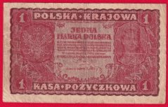 Polsko - 1 Marka 1919 - série I.