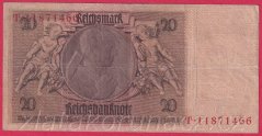Německo - 20 Reichsmark 22.1.1929 - série T-S - 8 m.č.