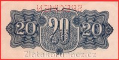 20 korun 1944 série EK perf.
