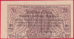 Jugoslávie - Slovinsko - Maribor - 20 pfennig - 1919
