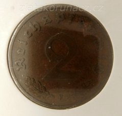 Německo - 2 Reichspfennig 1938 F