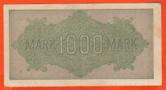 Německo - 1000 mark 15.9.1922 - série Cf-OE