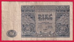 Polsko - 5 Zlotych 1946