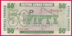 Anglie - 50 New Pence 1972 British Armed Forces - 6. série