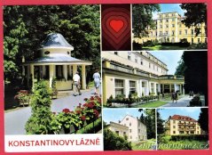 Konstantinovy lázně - lázně, budovy, okolí