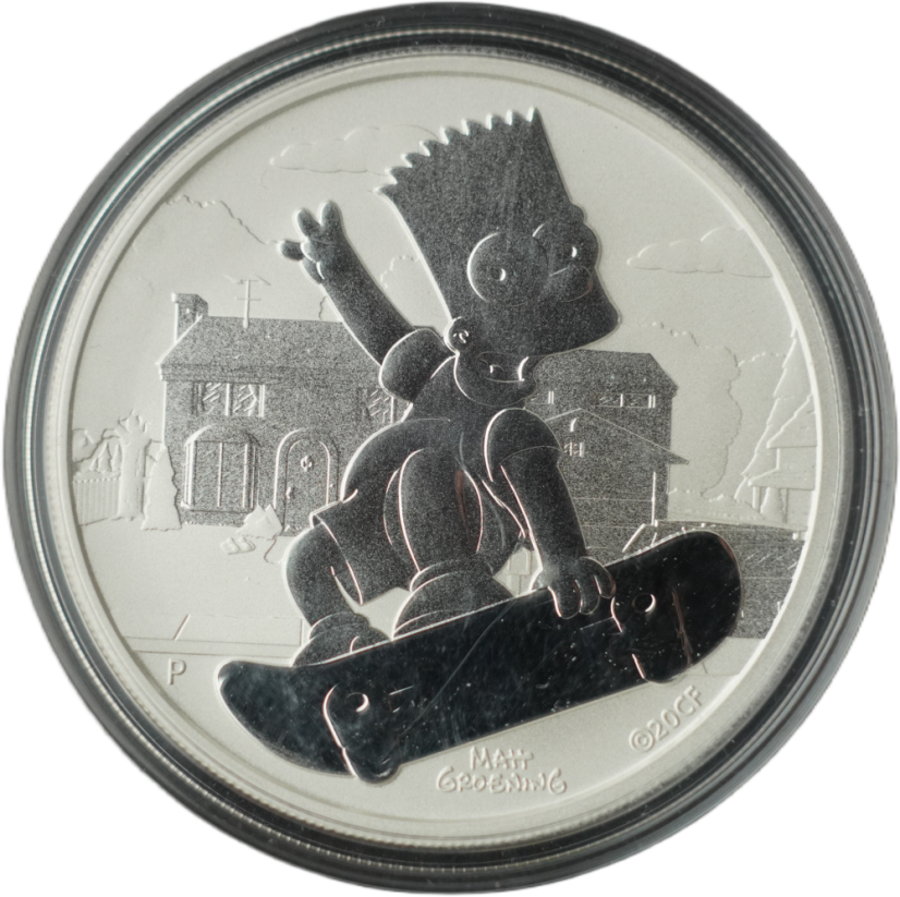 Bart Simpson - 1 Dollar Tuvalu 2020