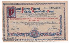 Los - 5 Kč - Na podporu chudých dětí - r.1925