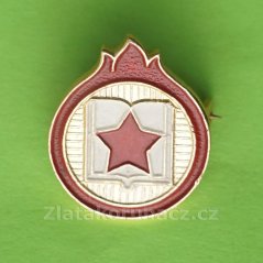 Pionýr - Jiskra - červený tmavý