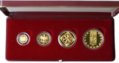 1997 - Sada  Zlaté mince Koruna Česká Proof