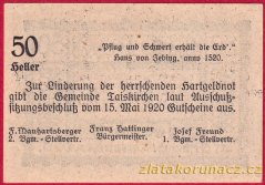 Taiskirchen - 50 haléřů - 1920