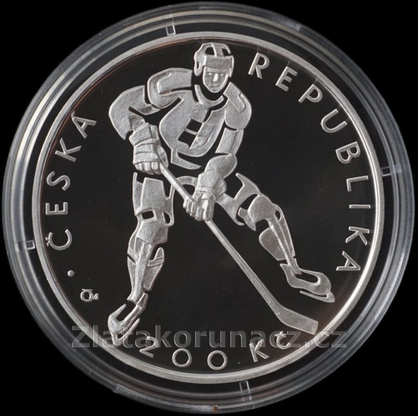2008 - 200Kč - Český hokejový svaz Proof
