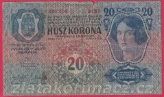 Rakousko-Uhersko - 20 kronen 1913